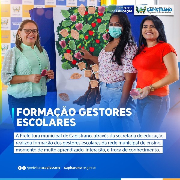 FORMAÇAO DE PROFESSORES ALFABETIZADORES DE CAPISTRANO.